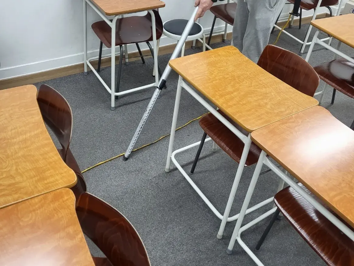 부안군 계화면 학교 복도·대기 동선 야간 위생청소 사례 - 행진크린