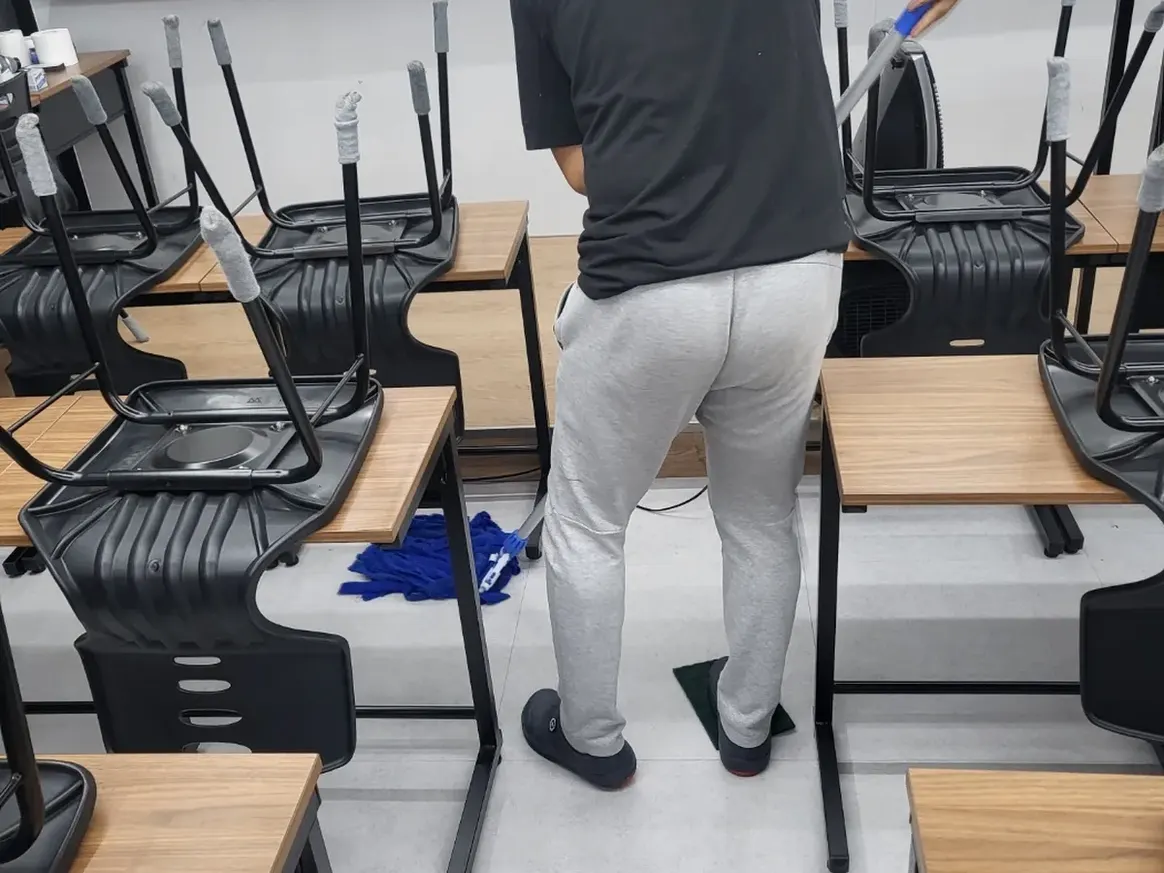 부안군 주산면 학교 교장실·교무실 위생청소 사례 - 행진크린
